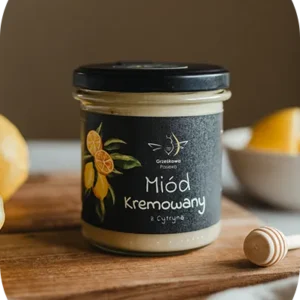 Miód Kremowany z Cytryną